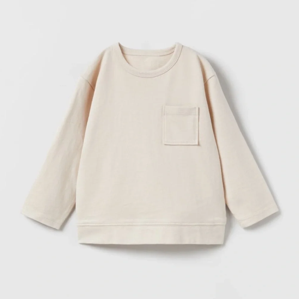 Zara Plain Pocket T-Shirt